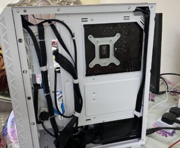 My first time trying to manage my cables is this ok?
