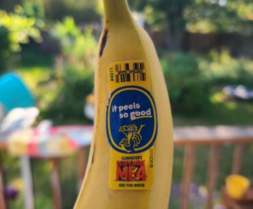 Enjoy your banana and consume this advertisement