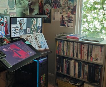 My art battle station