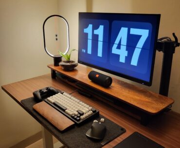 How clean do you want your desk? Yes.