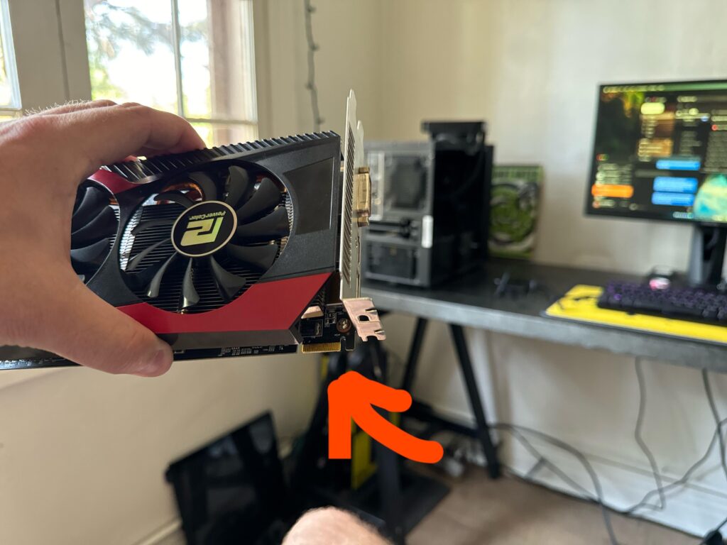First ever build. What’s this little slot connector for?