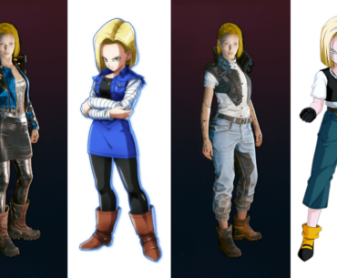 My virtual cosplay attempt of Android 18 from Dragon Ball Z. Wish the game had more skirt options.