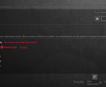 Unusual login