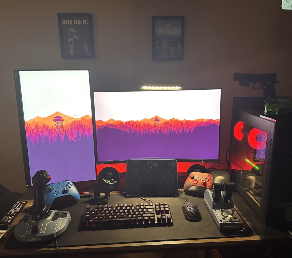 New house means new setup.