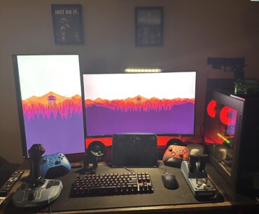 New house means new setup.