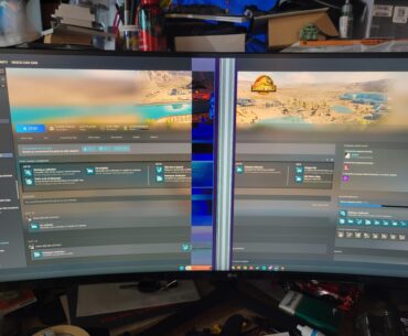 New monitor 15 minutes into use.