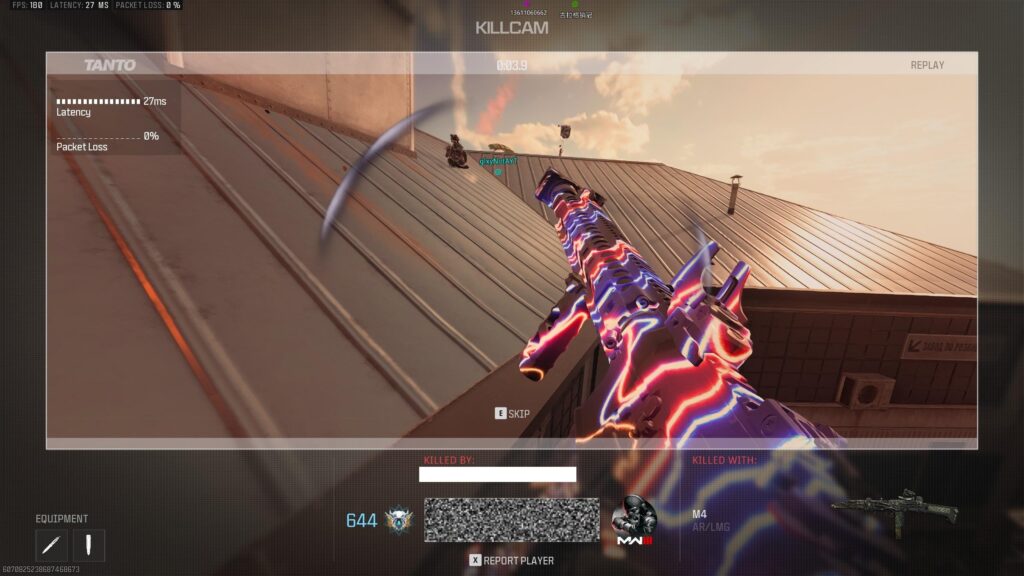 This is a cursed image straight from killcam.... how? Because on my side he killed me with a single shot from a kar.