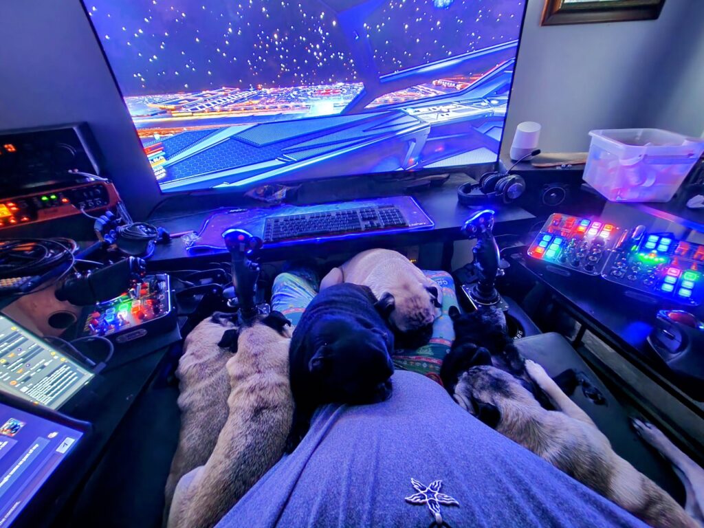 My battle station with attending flight crew