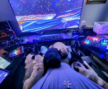 My battle station with attending flight crew