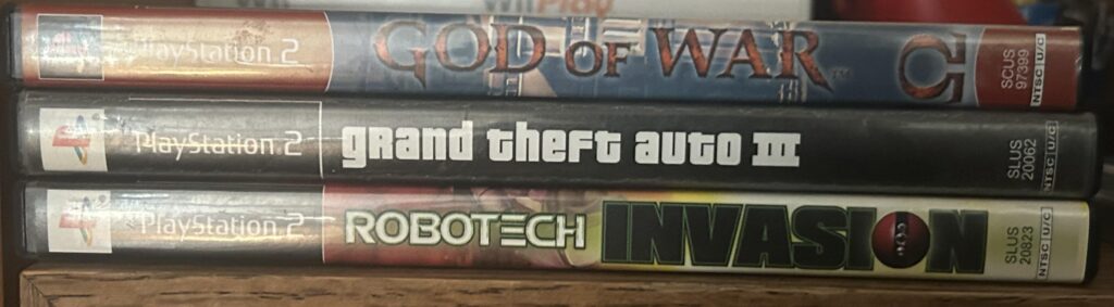 All of my PS2 games I’ve got so far