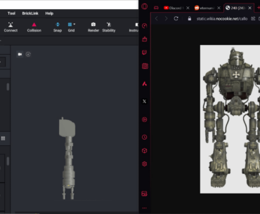 I finished designing the arms for the Lego Origins robot