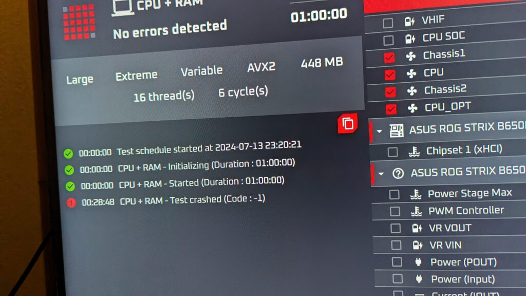 Test Crashed (Code :-1)