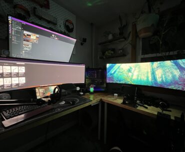 Mic arm that will functionally work at both monitors?