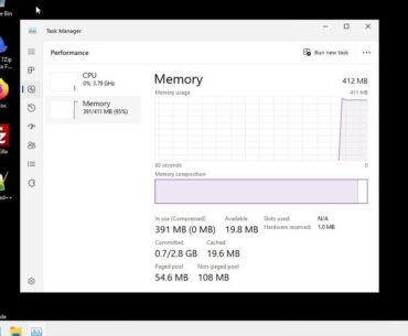 Behold windows 11 on 412mb of RAM.