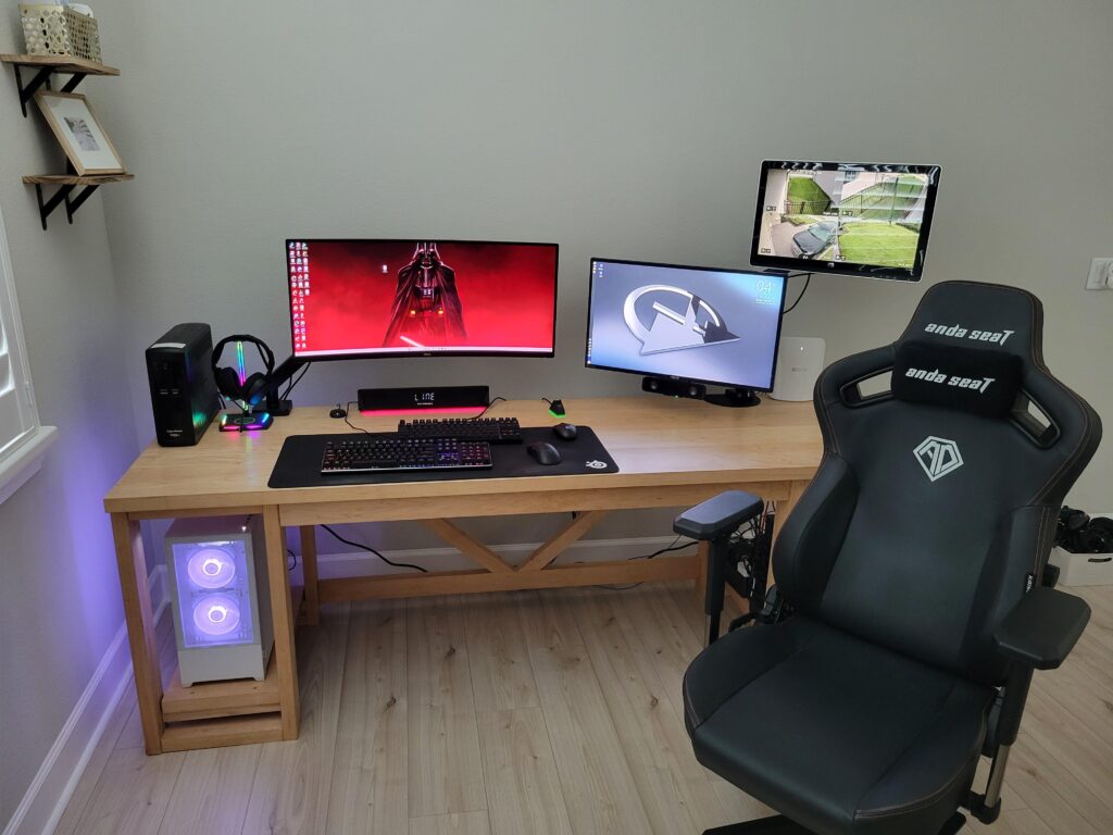 My new setup. Still a WIP.
