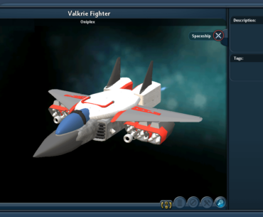 Made A Valkrie VF In Spore!