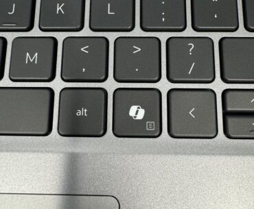 Dell is now sending out laptops with a copilot key.