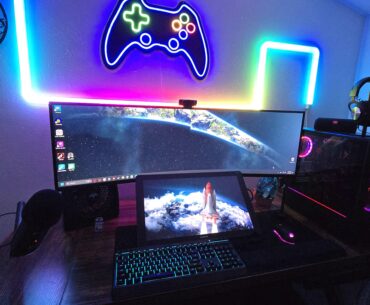 My rgb drawing battlestation