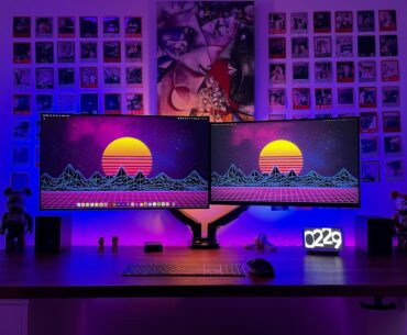 My Rotatable Macbook Setup