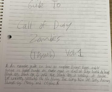 Easter Eggs and High Round Strategies Book for Zombies