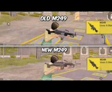 I came back after 3.5 years and found it. What have they done to her? This ain't the M249 we feared