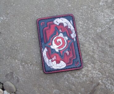 Just a Hearthstone cardholder I made out of leather