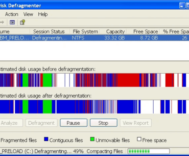Anyone else used to just watch disc defragmenter do its thing?