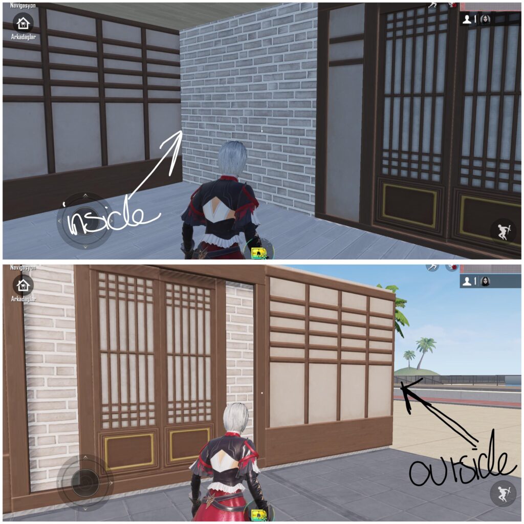 How can i make the both sides of the wall same?