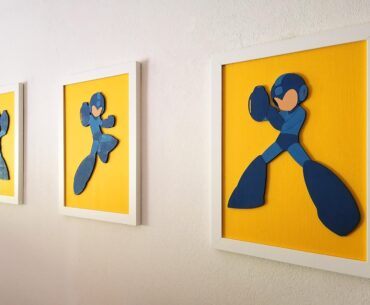 I made a set of Mega Man wood wall pieces. I hope you guys like these.