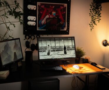 Updated my setup a bit to make it a bit more cozy