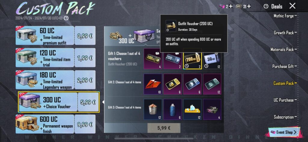 Am I able to use this voucher on Inferno fiend crate (mummy)?