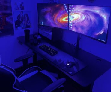 My new set up I built a week ago😭