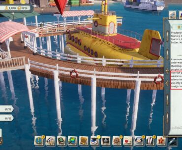 Oh that's a good dark humor joke. Game is Tropico 6: Tropican Shores.