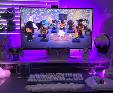 Purple gaming setup 💜