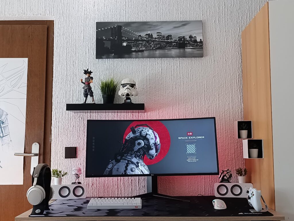 Not a crazy setup, but I think it looks clean😌
