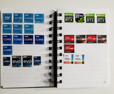 My CPU/GPU sticker collection.