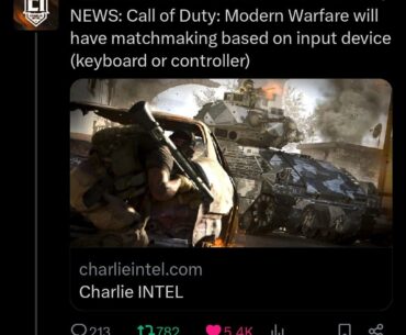 Where is input matchmaking in Call of Duty? IW you promised us input matchmaking in 2019.
