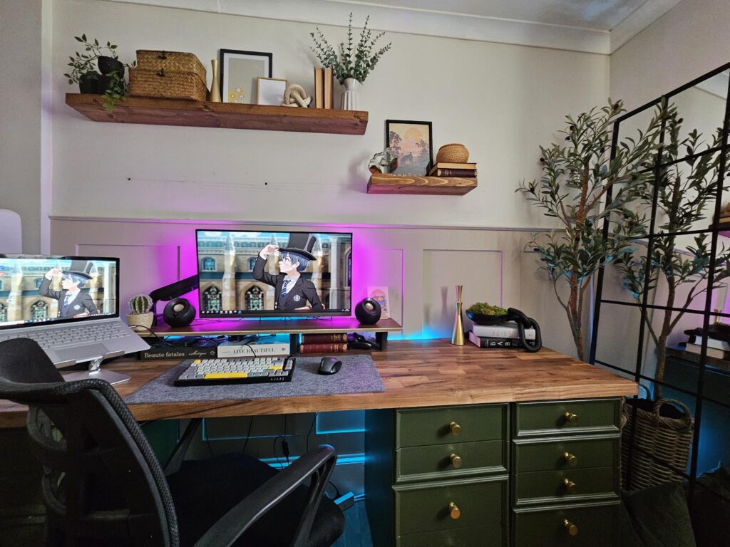 My first ever set up (still working on cable management)