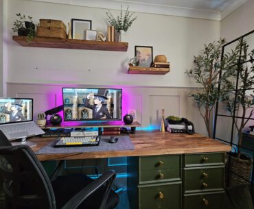 My first ever set up (still working on cable management)