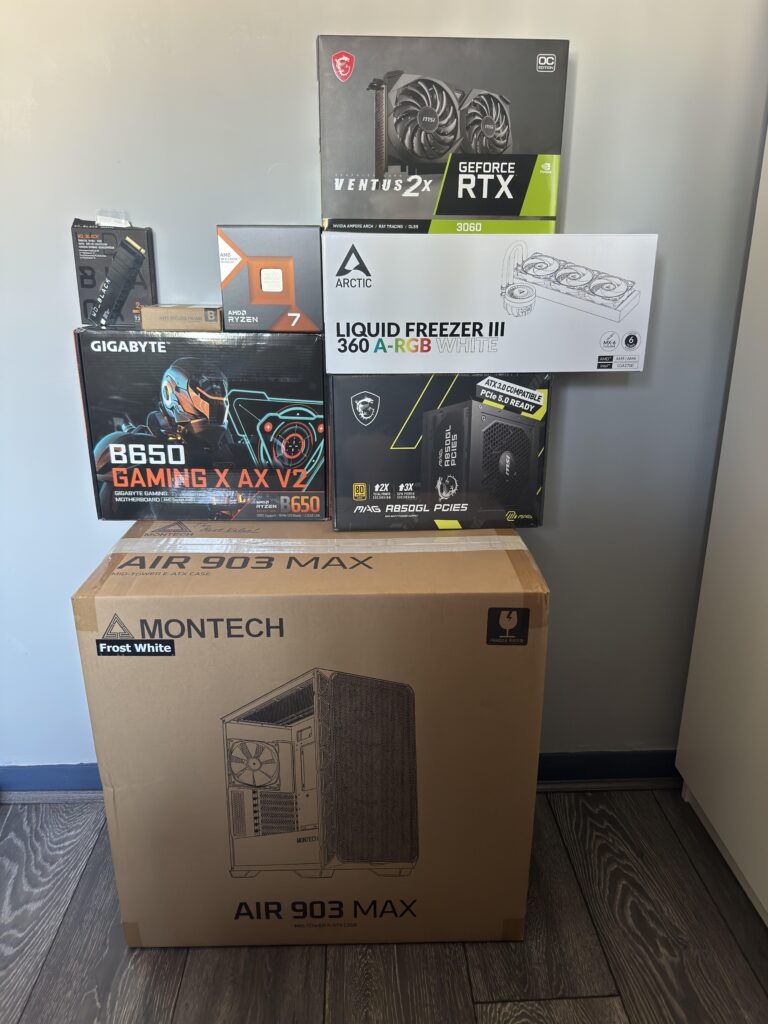 About to start to build my first gaming pc