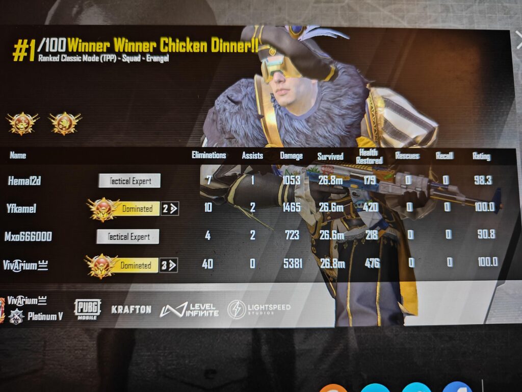 Idk how I did it, But managed to get 40 kills in a single match in Erangle!! Literally had 8 Squad wipes, 1v4!!!