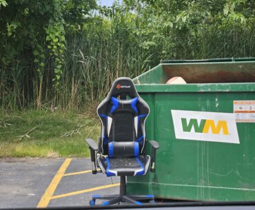 Spotted a gaming chair in its natural habitat