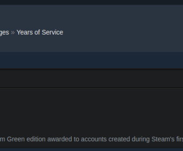 I missed my Steam account's 20th birthday