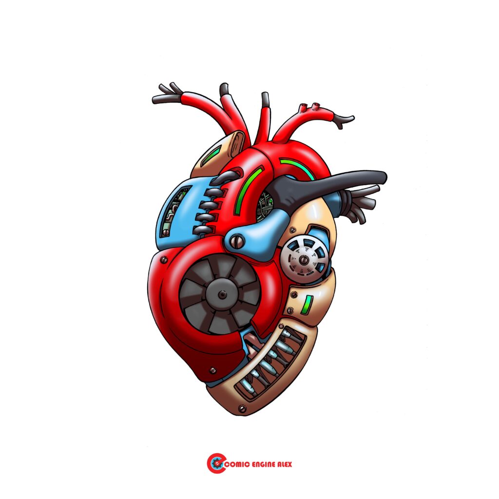 Not sure if this is cyberpunk but image this in your chest!
