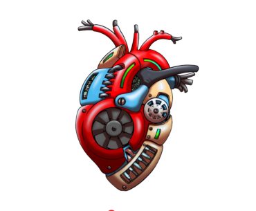 Not sure if this is cyberpunk but image this in your chest!