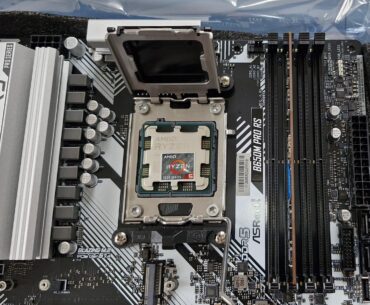 Did I put the CPU sticker on properly, or should it have been more in the middle?!