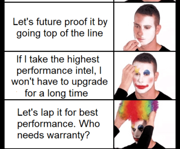 The one time where you can afford a really good computer....