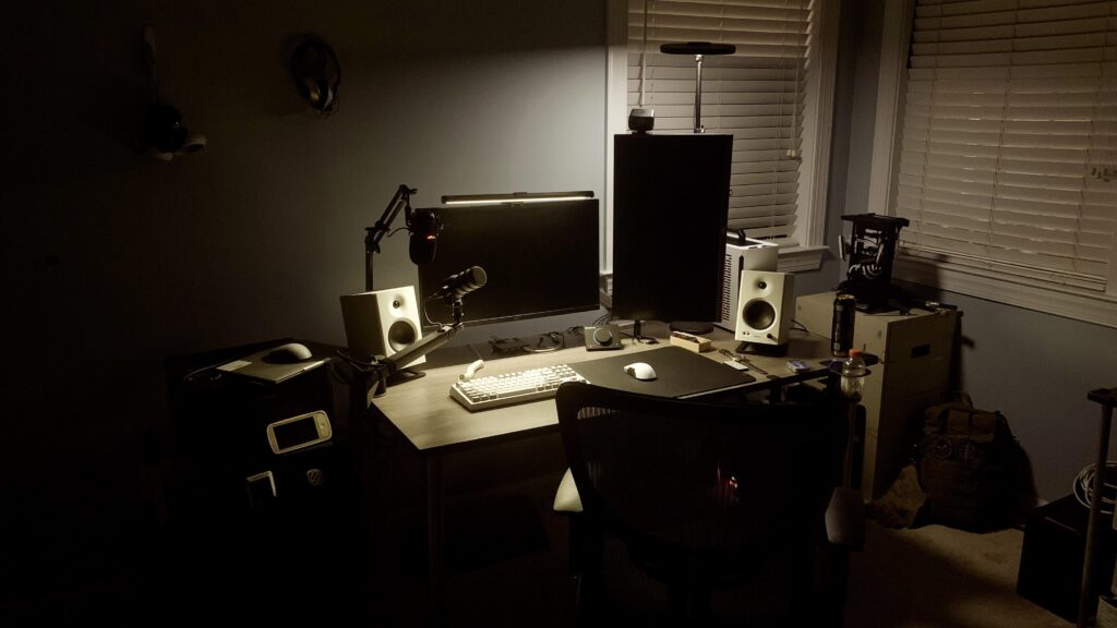 Where I make dad noises and shuffle papers
