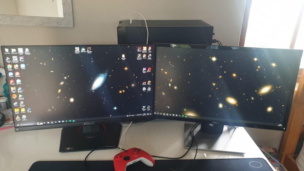 Just upgraded to a 144hz monitor, should I keep the old one on my table? Why or why not?