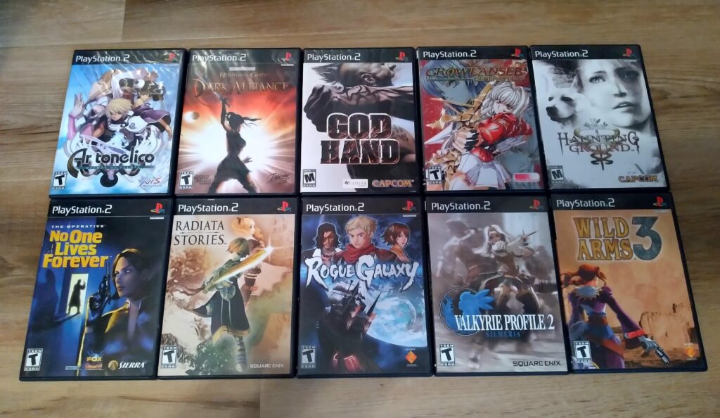 My top 10 PS2 games.